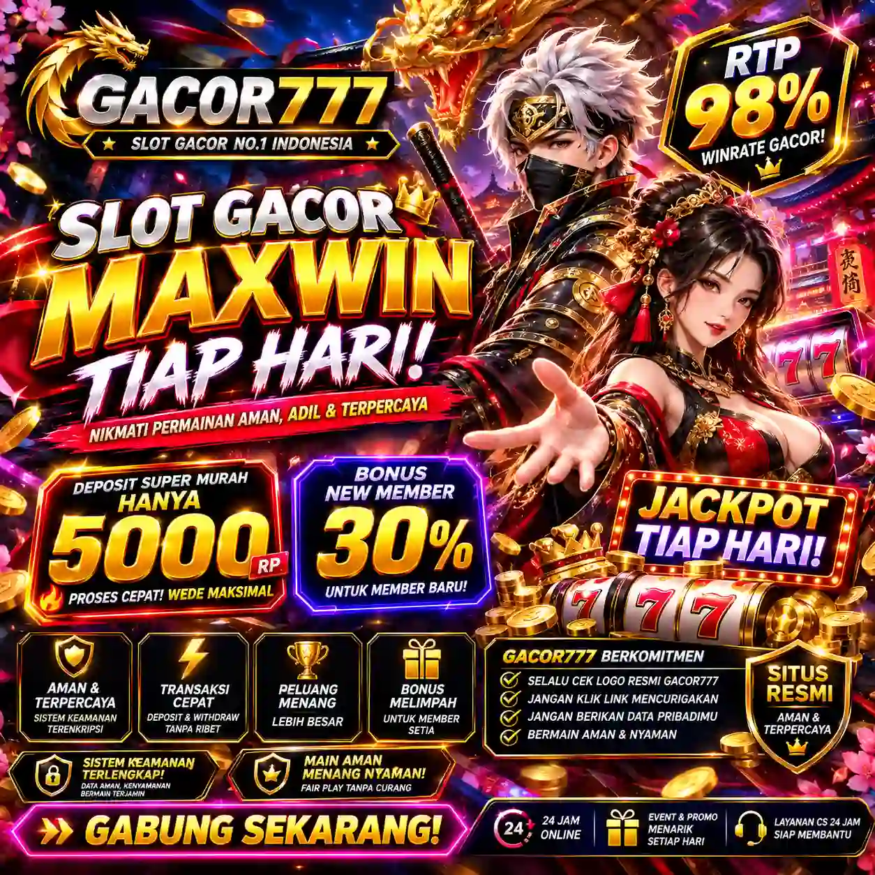 GACOR777: Situs Andalan Deposit 5000 Jagoan Akses Link Slot Gacor Hari Ini